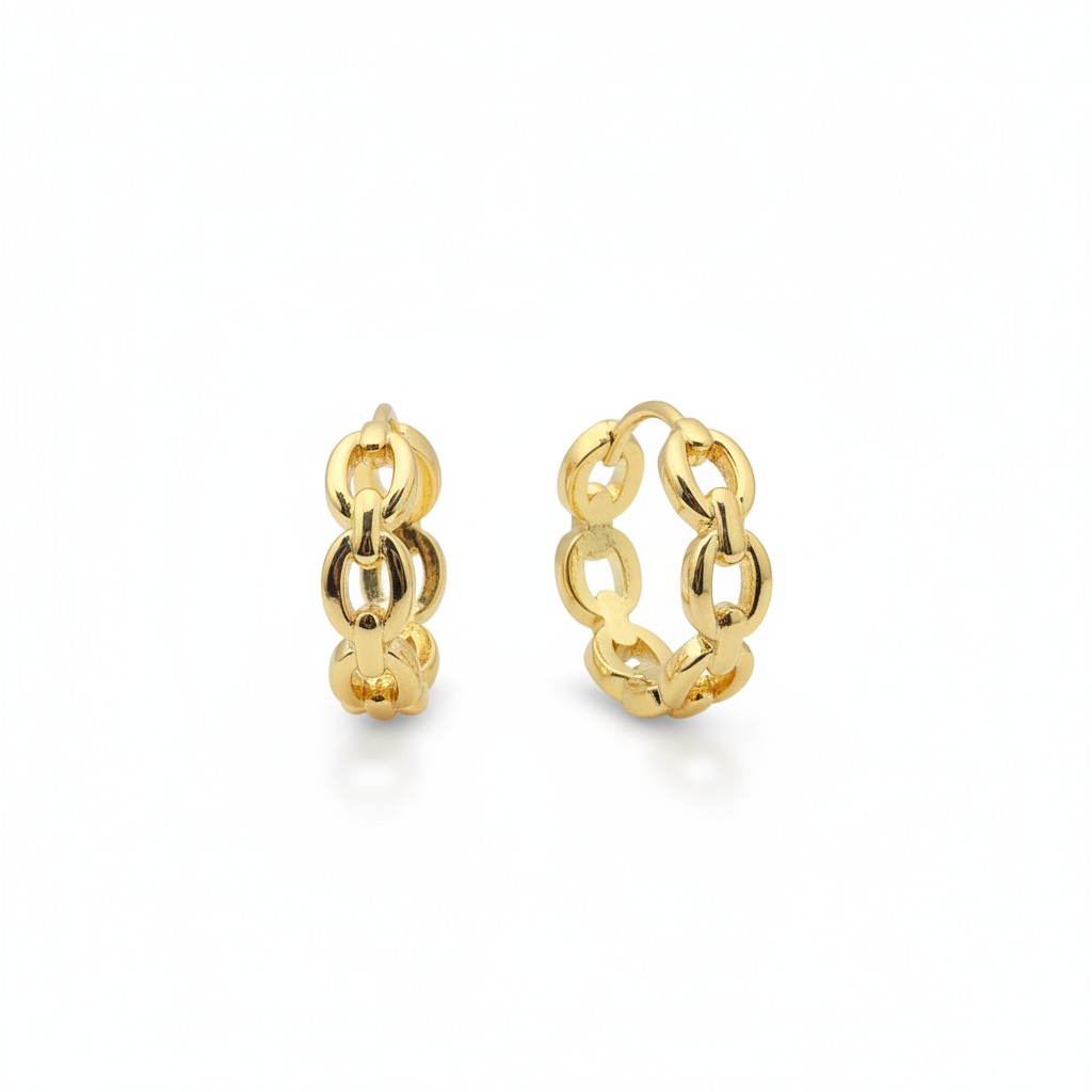 CM - Set Aros - Oro Laminado 14k