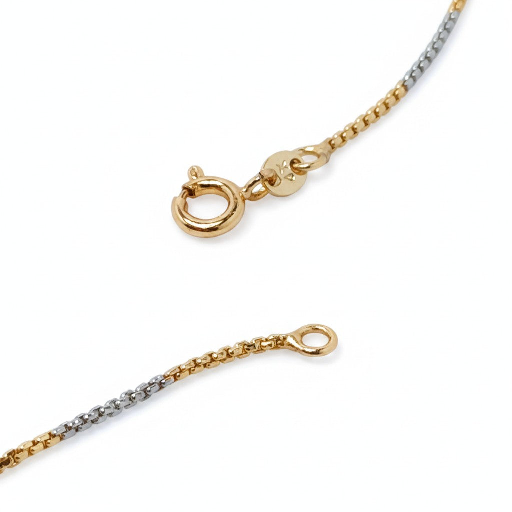 XUPING - Cadenas - Oro Laminado Blanco y 18K