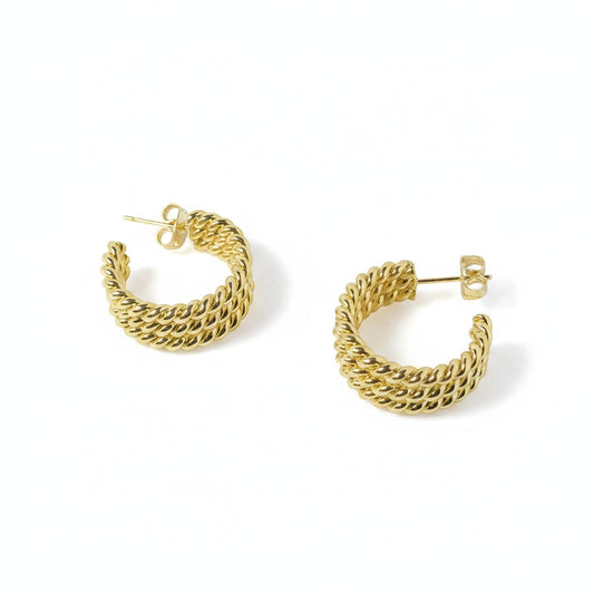 CM - Aros - Oro Laminado 14k