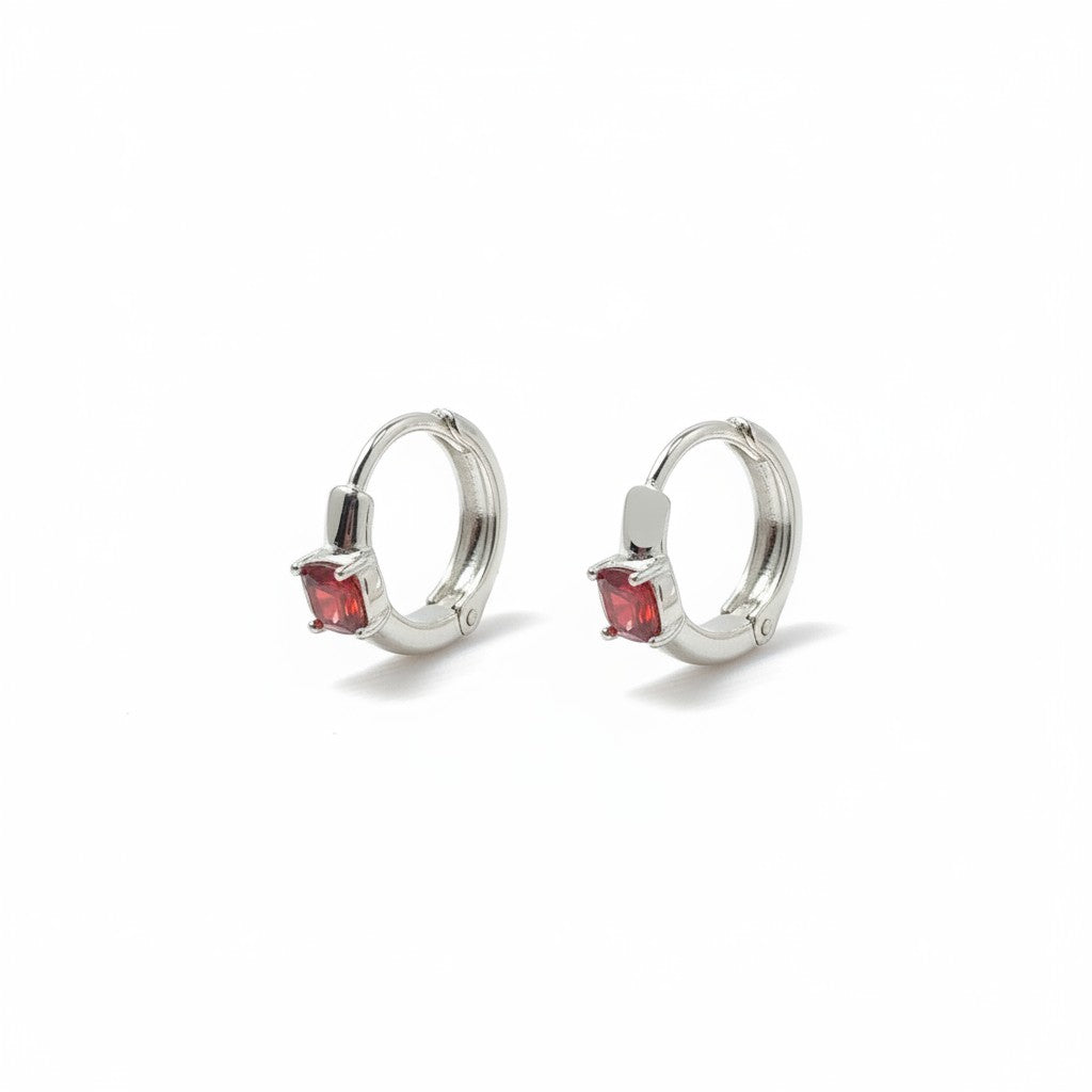XUPING - Aros - Oro Laminado Blanco