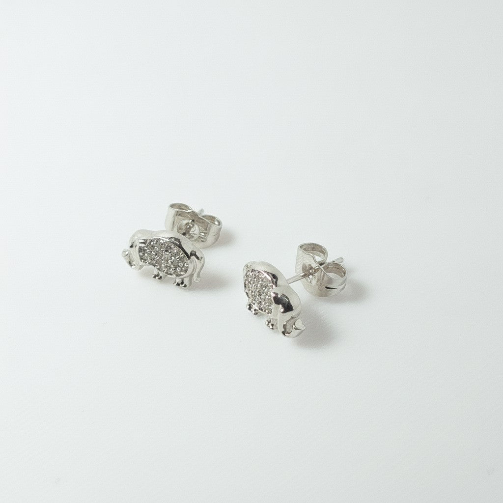 XUPING - Aros - Oro Laminado Blanco