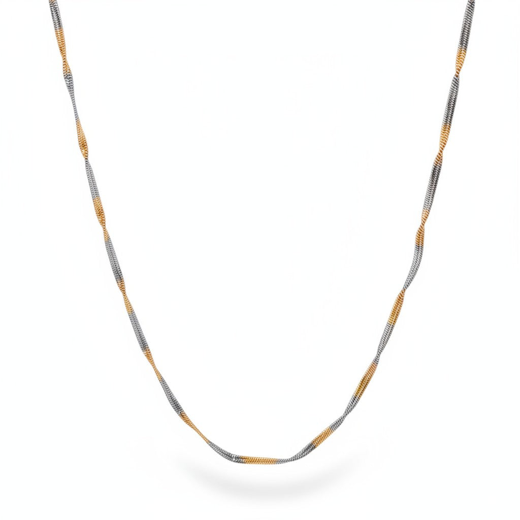 XUPING - Cadenas - Oro Laminado Blanco y 18K