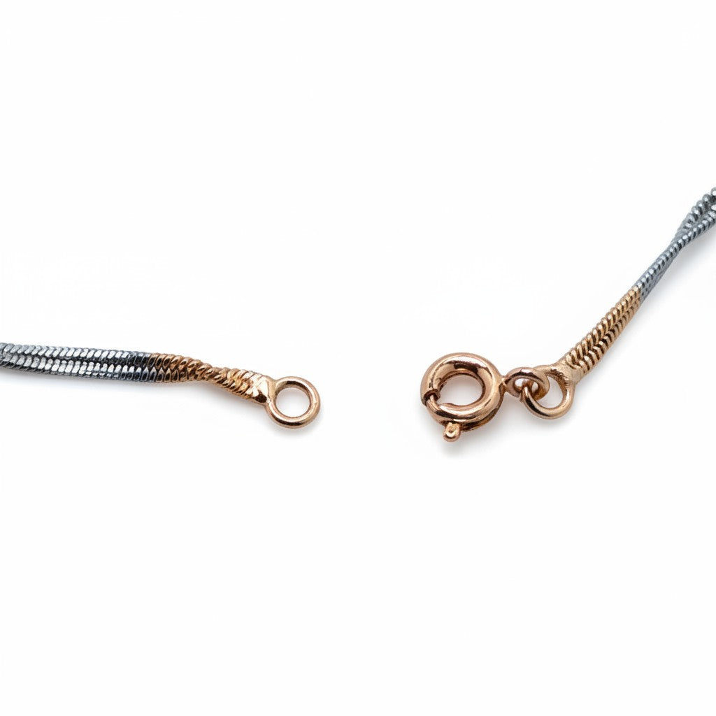 XUPING - Cadenas - Oro Laminado Blanco y 18K