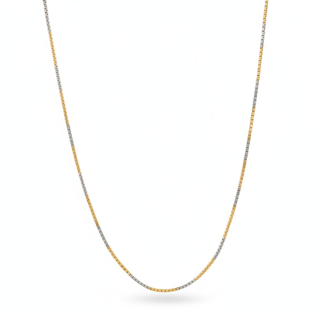 XUPING - Cadenas - Oro Laminado Blanco y 18K