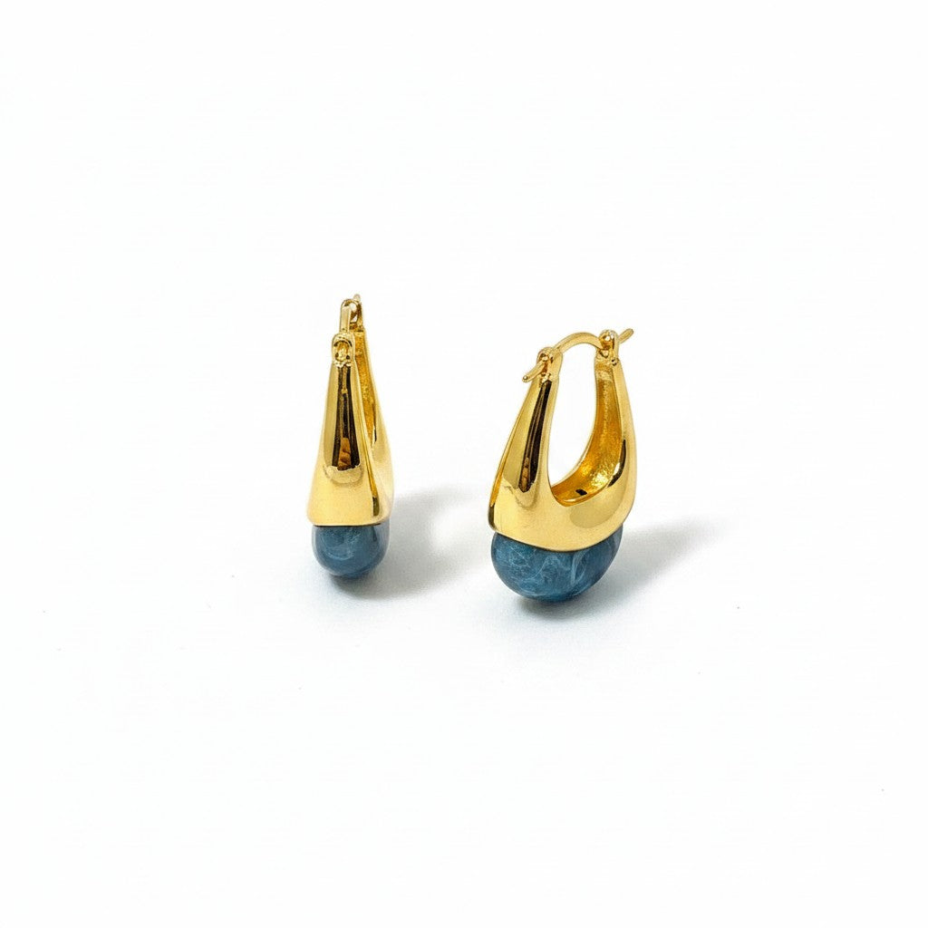 HUANG - Aros - Oro Laminado 14k