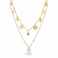 CM - Cadenas Doble - Oro Laminado 14k