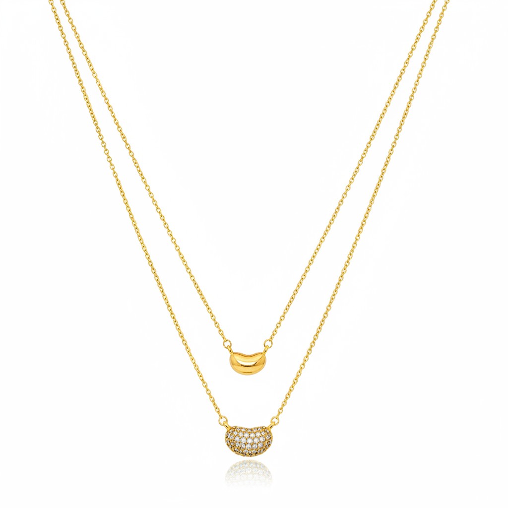 NYH - Cadenas Doble - Oro Laminado 18k