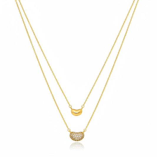 NYH - Cadenas Doble - Oro Laminado 18k