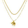 CM - Cadenas Doble - Oro Laminado 14k