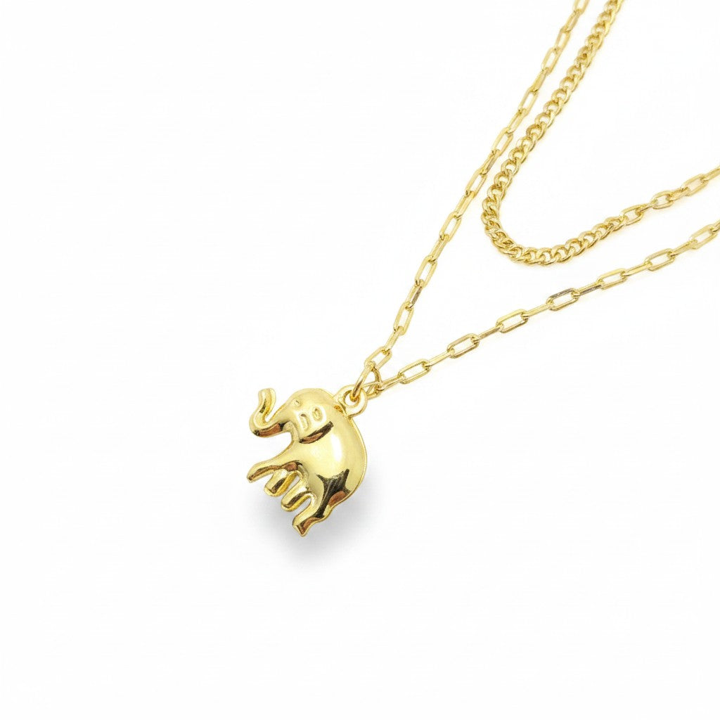 CM - Cadenas Doble - Oro Laminado 14k