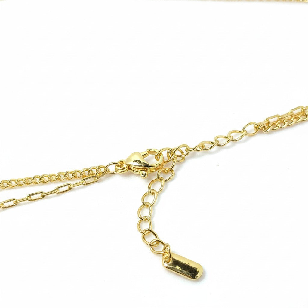 CM - Cadenas Doble - Oro Laminado 14k