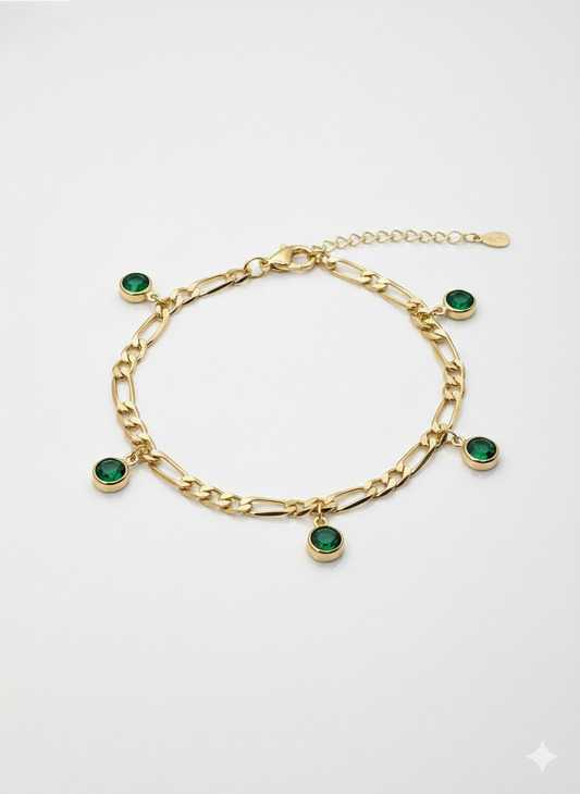 CM - Tobillera - Oro Laminado 14k