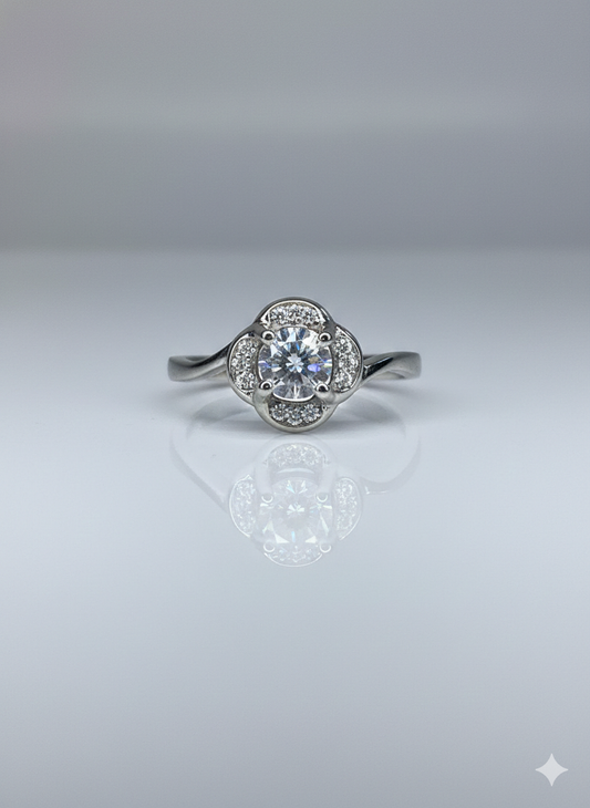 XUPING - Anillos - Oro Laminado Blanco