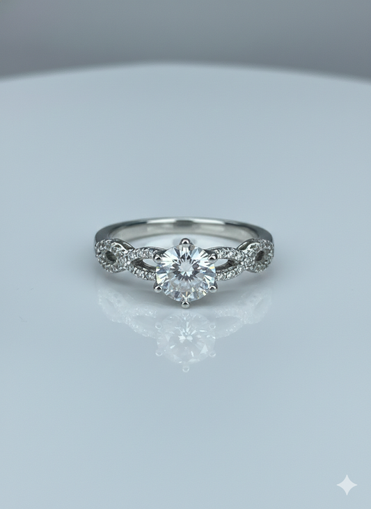 XUPING - Anillos - Oro Laminado Blanco