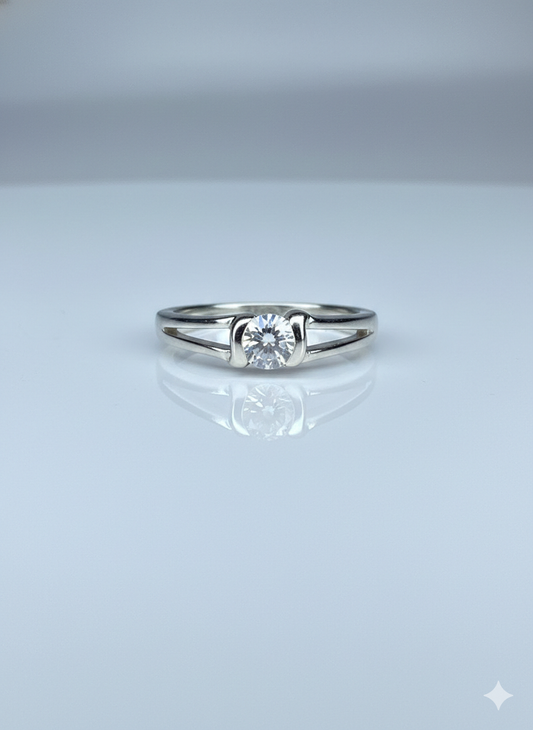 XUPING - Anillos - Oro Laminado Blanco