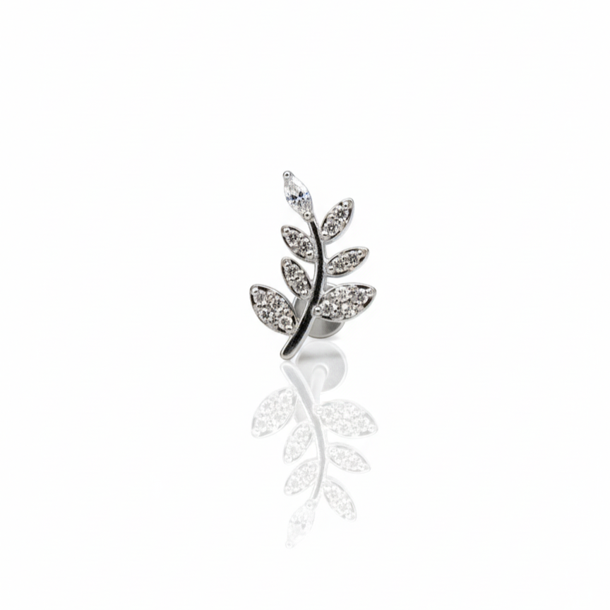 XUPING - Piercing - Oro Laminado Blanco