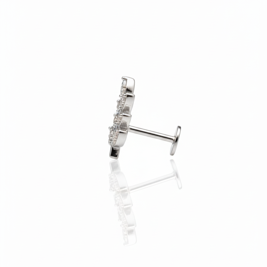 XUPING - Piercing - Oro Laminado Blanco