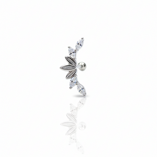 XUPING - Piercing - Oro Laminado Blanco
