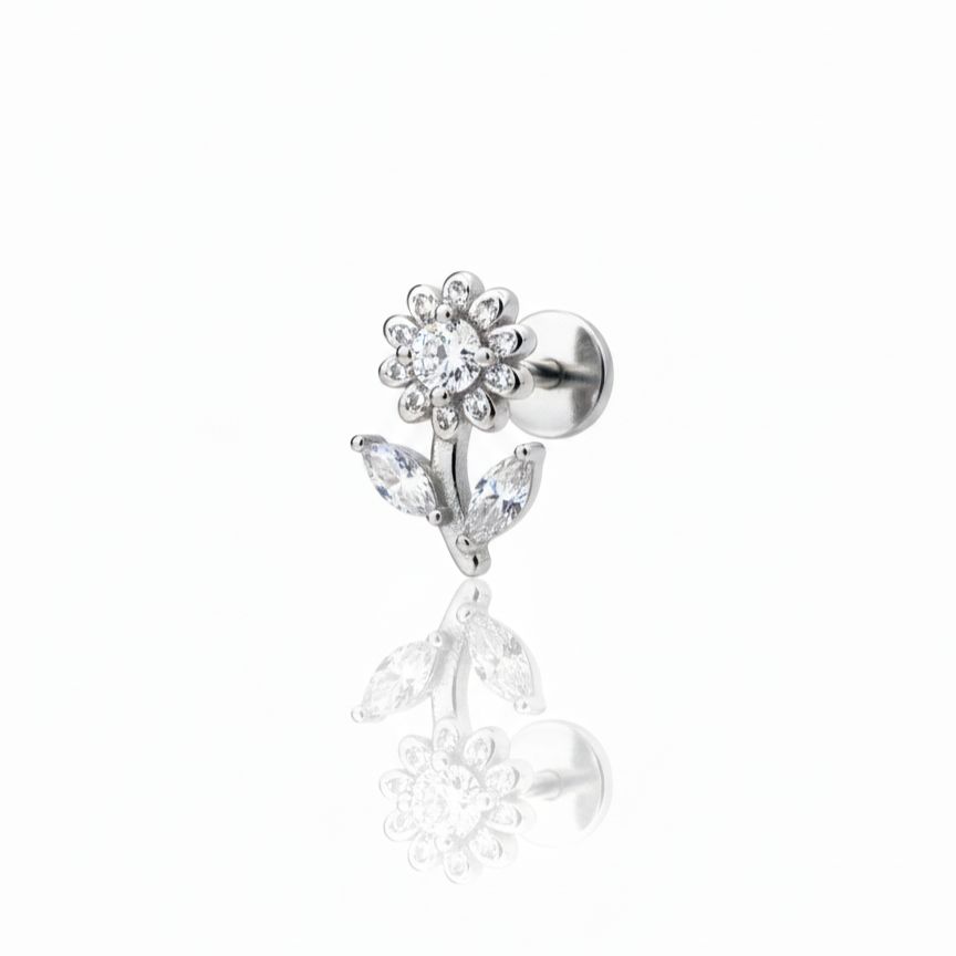 XUPING - Piercing - Oro Laminado Blanco