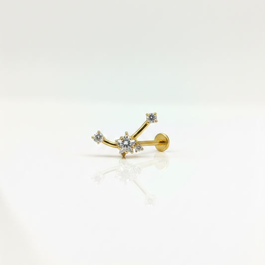 XUPING - Piercing - Oro Laminado 14k