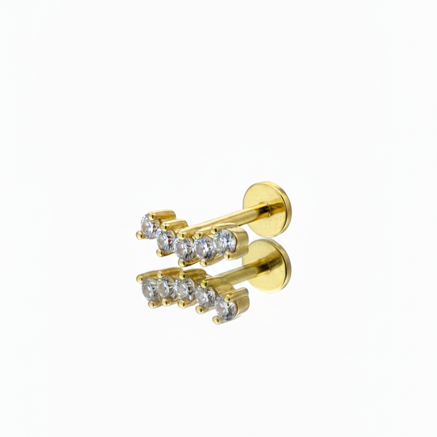 XUPING - Piercing - Oro Laminado 14k