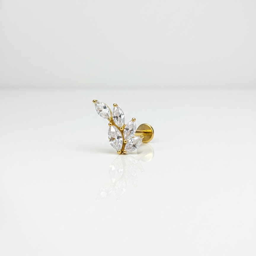XUPING - Piercing - Oro Laminado 14k