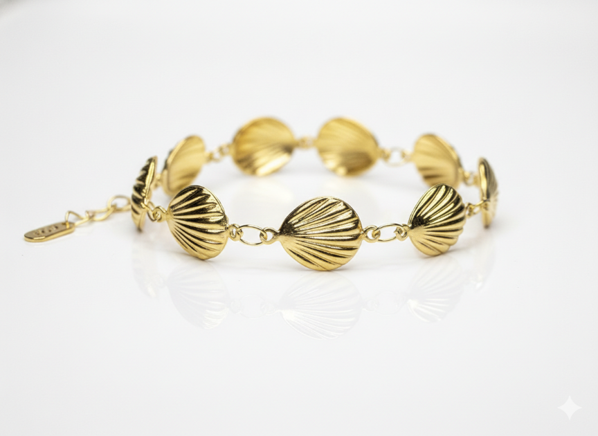 CM Pulseras en Oro Laminado 14k