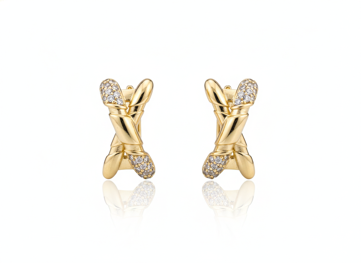 XUPING - Aros - Oro Laminado 18k
