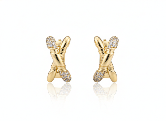 XUPING - Aros - Oro Laminado 18k