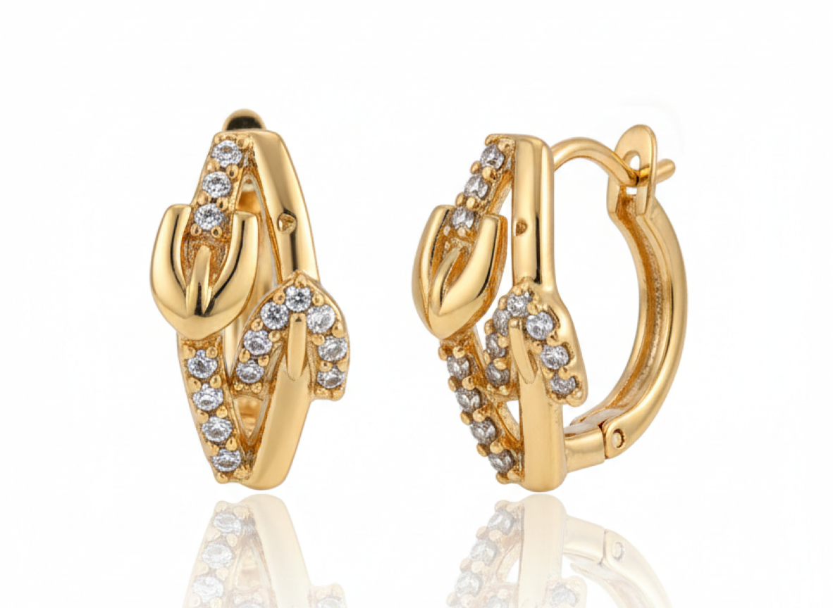 XUPING - Aros - Oro Laminado 18k