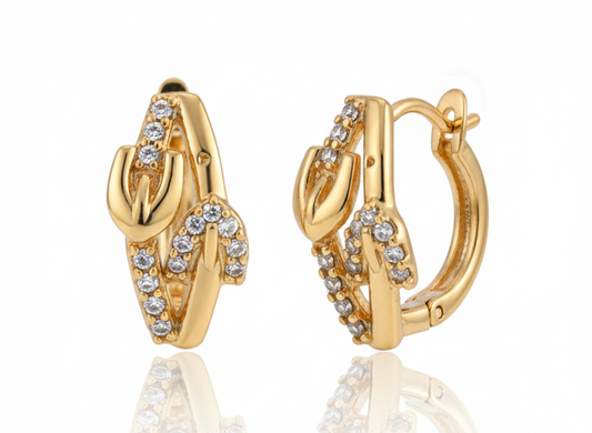 XUPING - Aros - Oro Laminado 18k