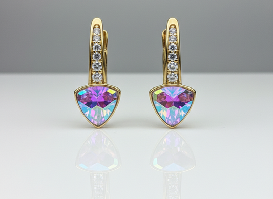 XUPING JING JING - Aros - Cristales Swarovski 14k