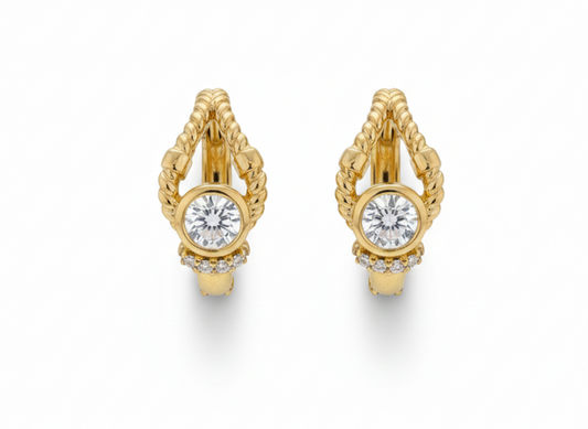 XUPING - Aros - Oro Laminado 18k