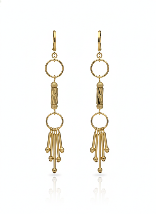 XUPING - Aros - Oro Laminado 14k