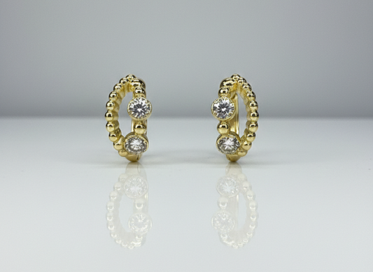 XUPING - Aros - Oro Laminado 14k