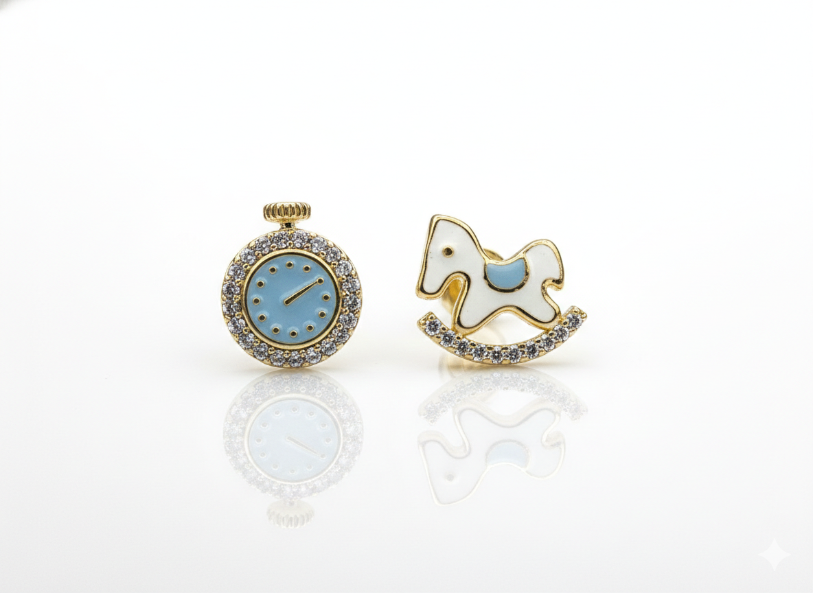 XUPING - Aros - Oro Laminado 18k