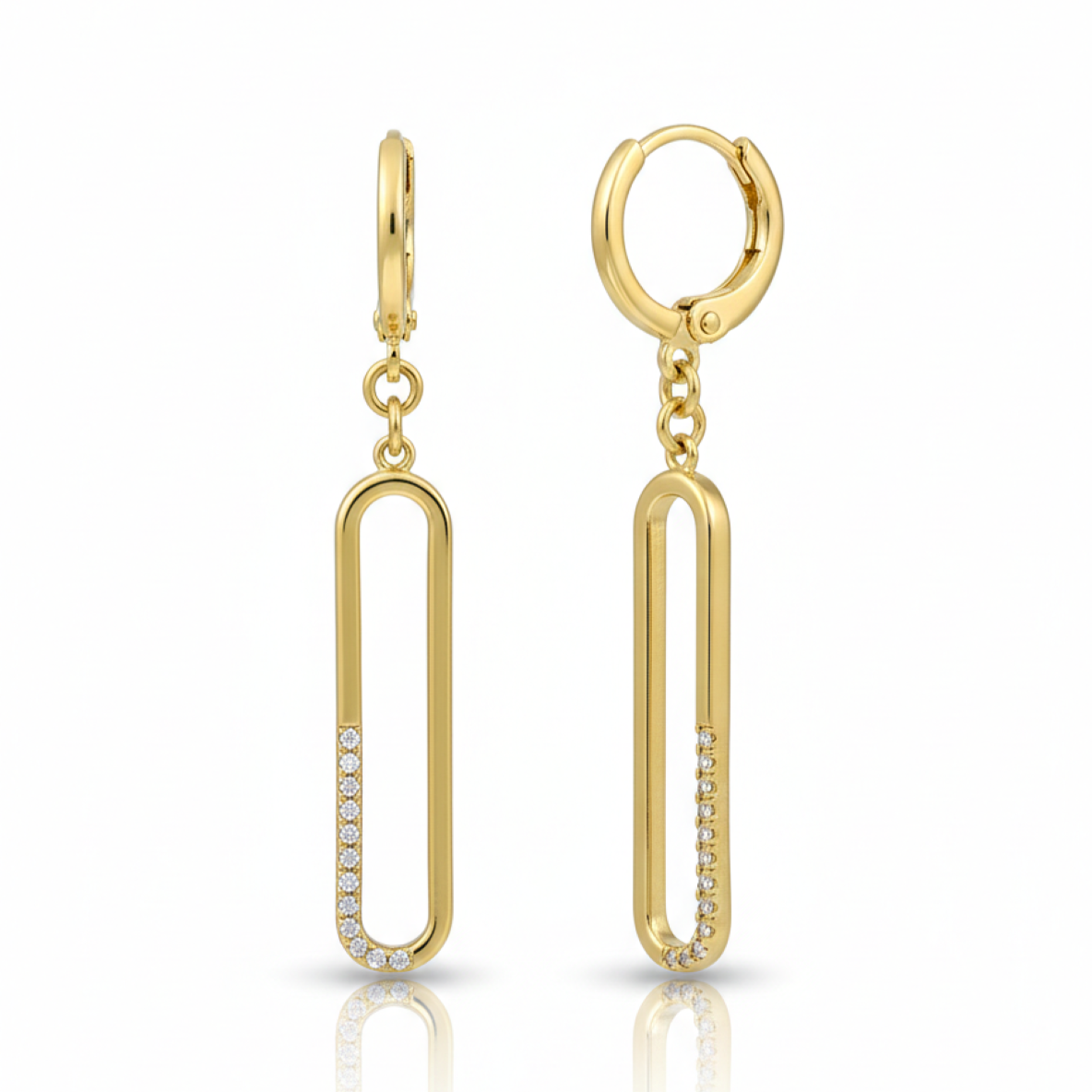 XUPING - Aros - Oro Laminado 14k